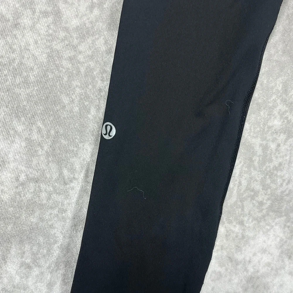 Lululemon Speed Up Tight Black High Rise Leggings Pockets Size 4 Athletic Yoga